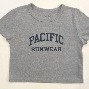PacSun Pacific Sunwear Cropped T-Shirt, Size Small